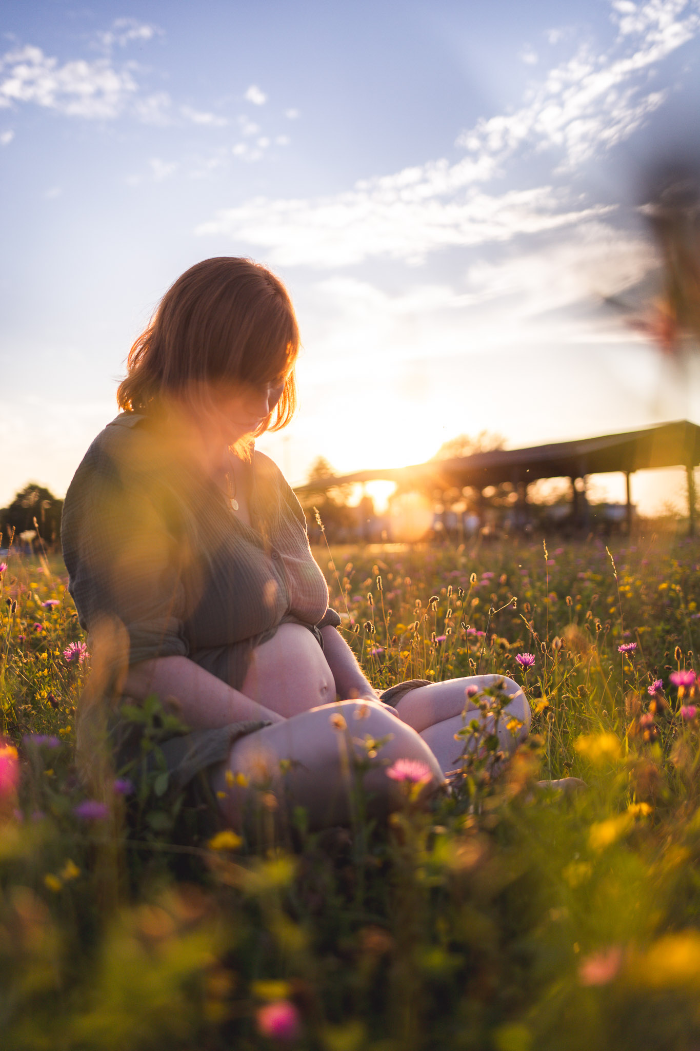 Sunset Babybauch Shooting Bad Kreuznach